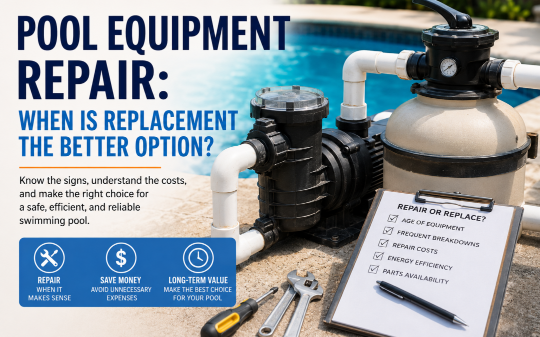 Pool Equipment Repair: When Is Replacement the Better Option?