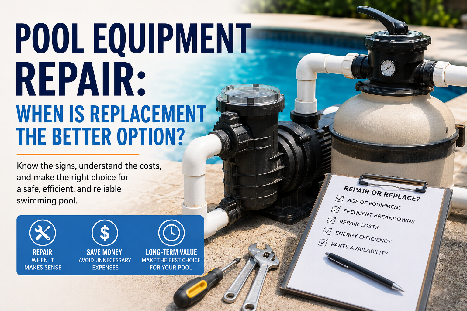 Pool Equipment Repair