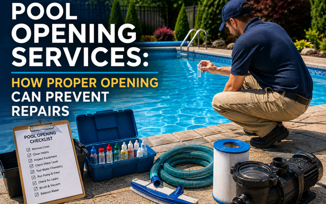 Pool Opening Service: Find Problems Before Costly Repairs