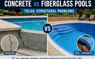 Concrete vs Fiberglass Pools Tulsa: Structural Problems