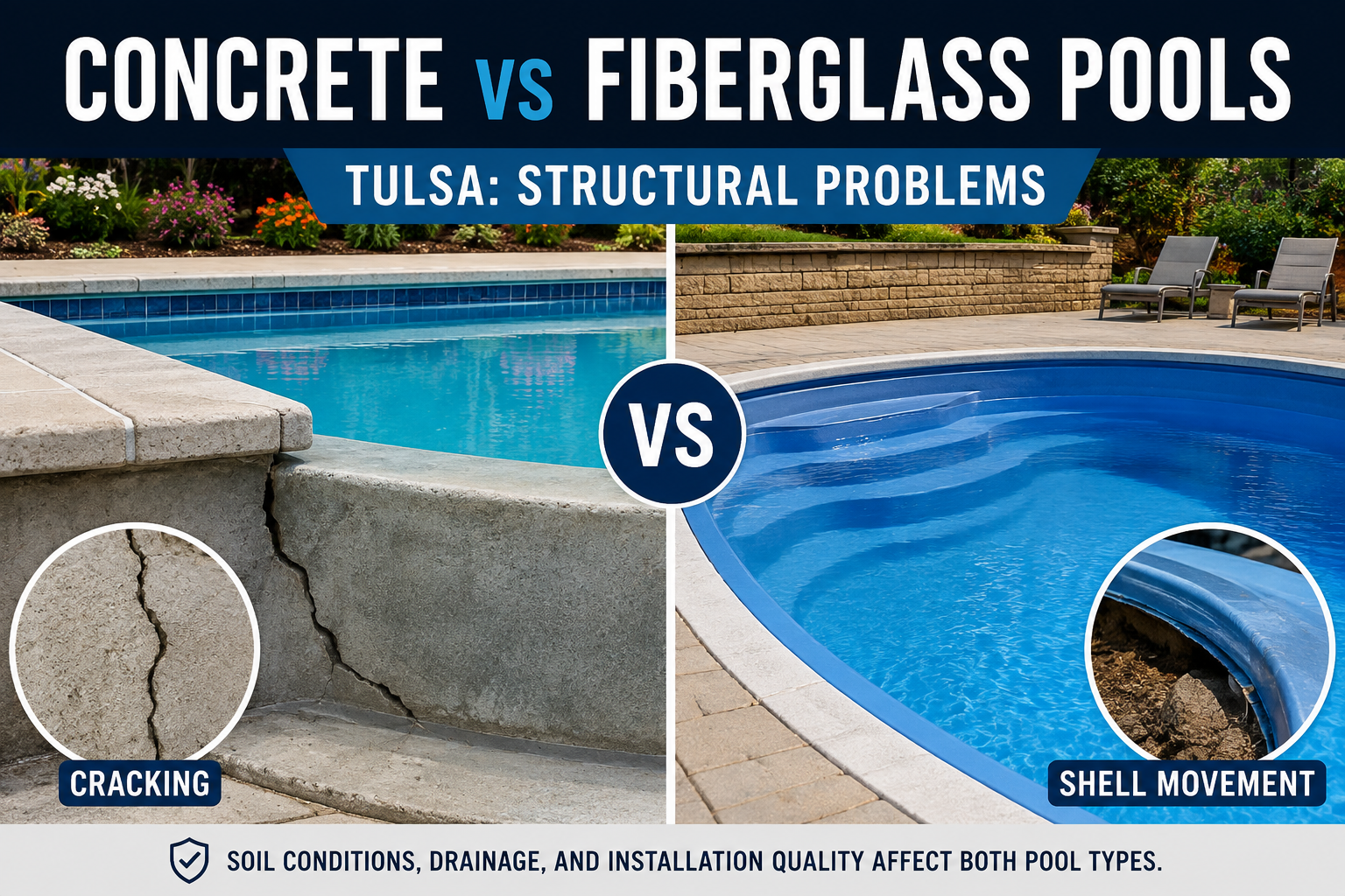 Concrete vs Fiberglass Pools
