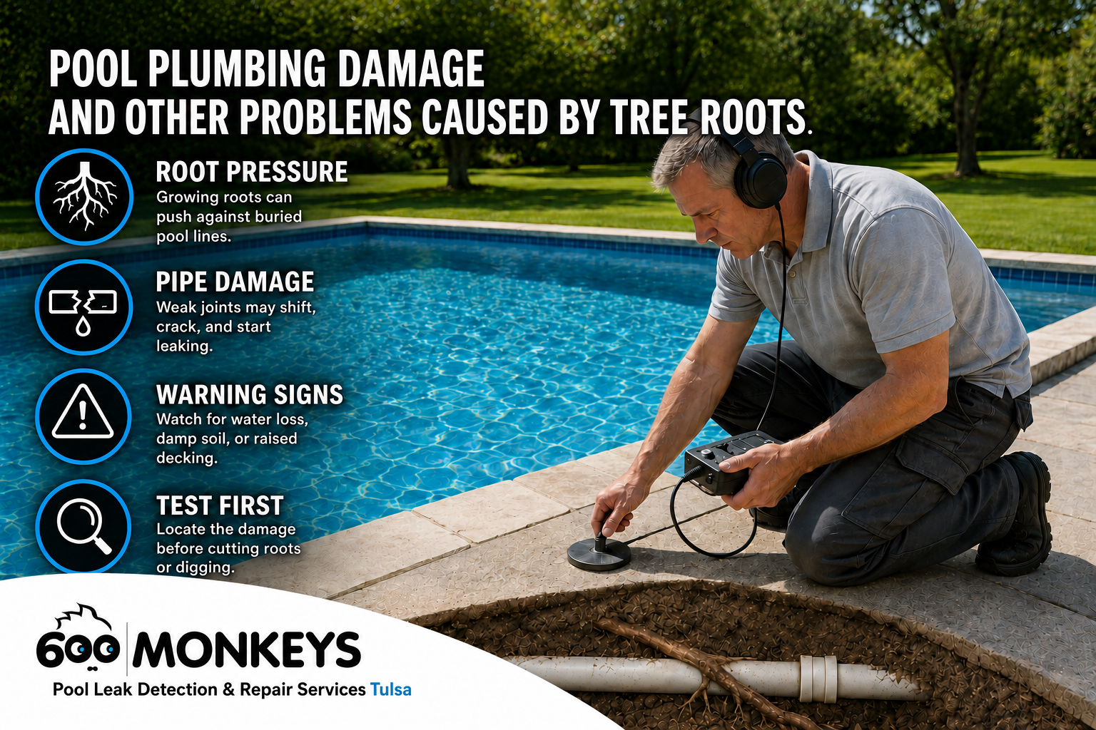 Pool Plumbing Damage