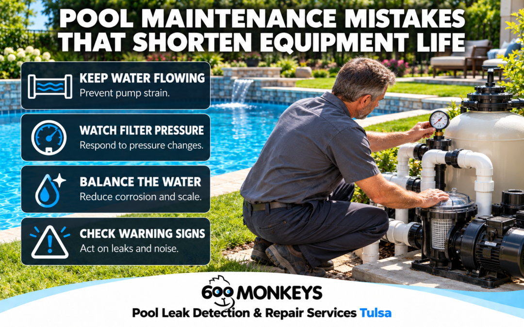 Pool Maintenance Mistakes That Shorten Equipment Life
